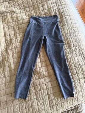 Bombshell Sportswear Heathered Blue High-Waist Leggings